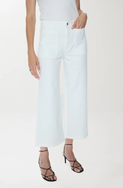 Zooey Patch Pocket Utility Pant Le Blanc