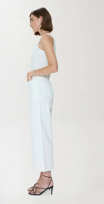 Zooey Patch Pocket Utility Pant Le Blanc