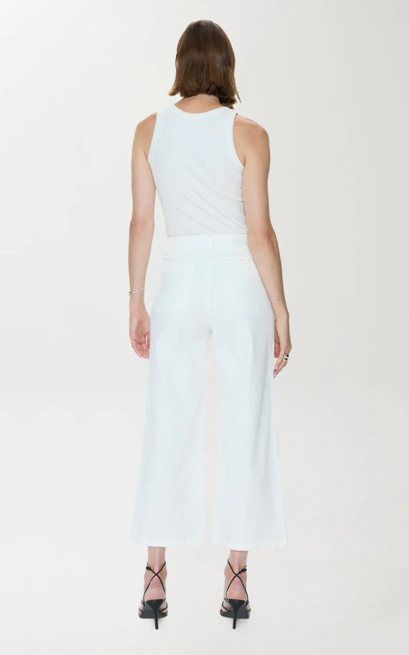 Zooey Patch Pocket Utility Pant Le Blanc