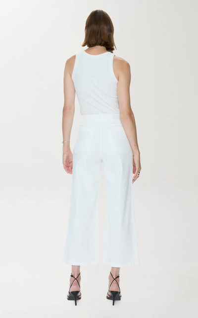 Zooey Patch Pocket Utility Pant Le Blanc