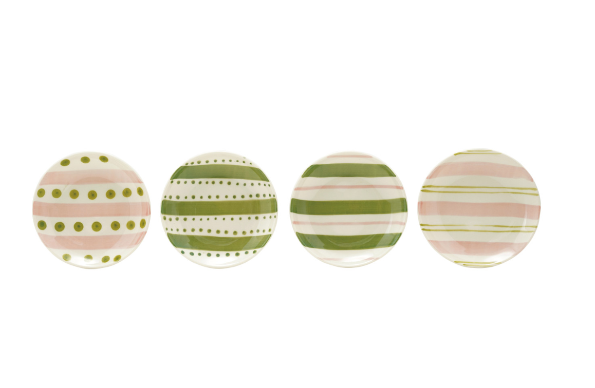 Dish w Striped Pattern