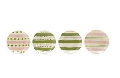 Dish w Striped Pattern