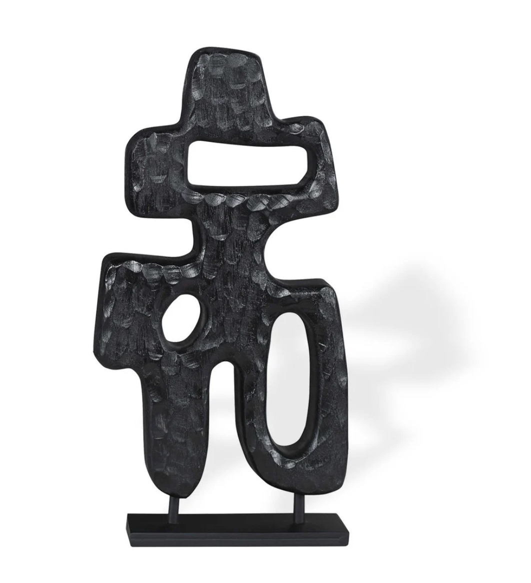 Chiseled Silhouette Sculpture Small