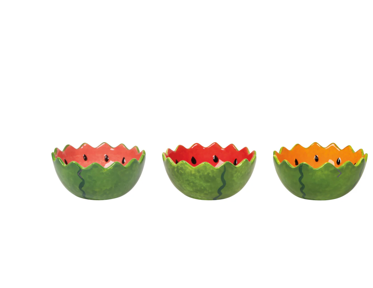 Melon Pop Shaped Bowls Set 3