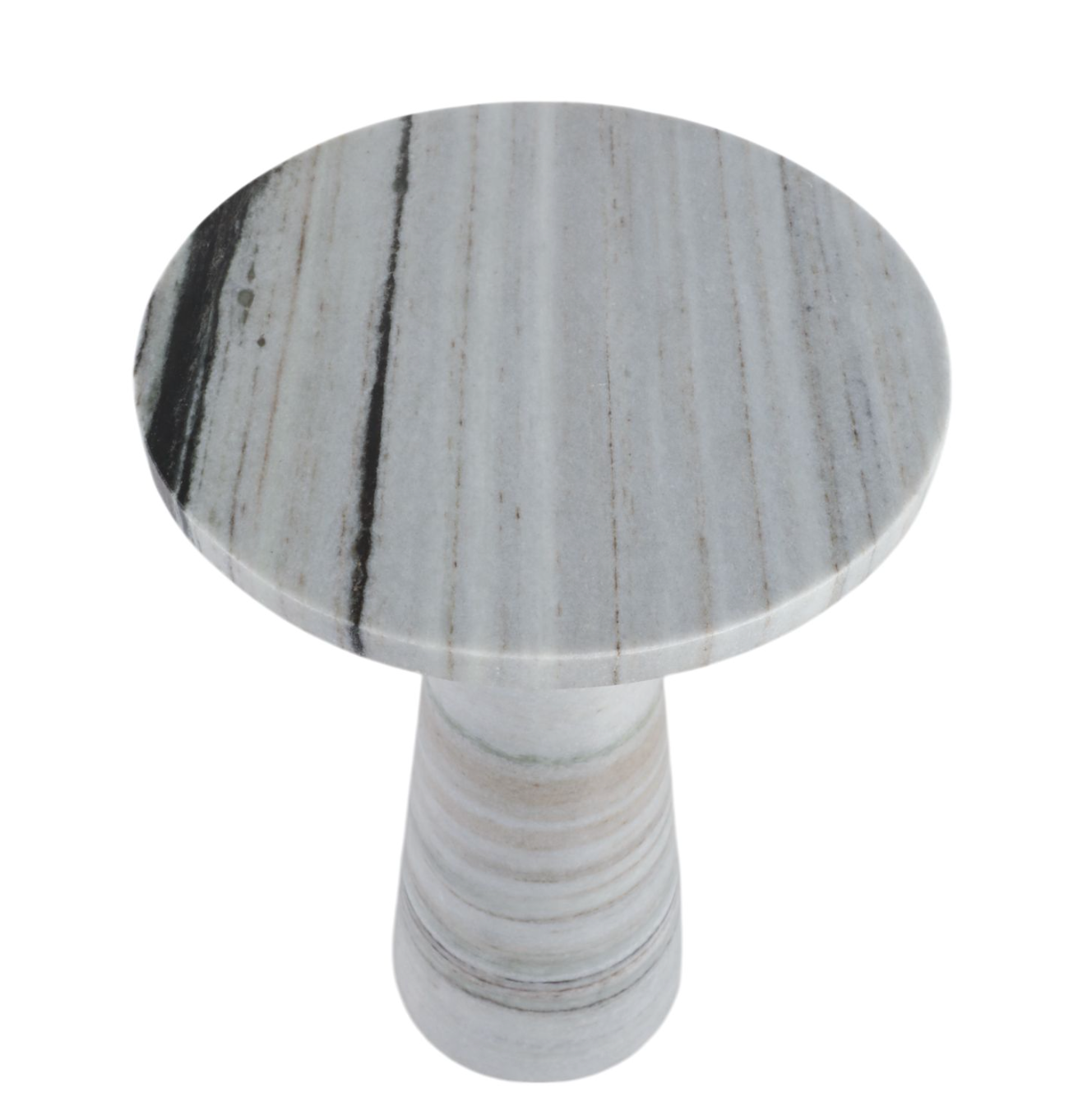 Panda Stone Marble Accent Table Multi