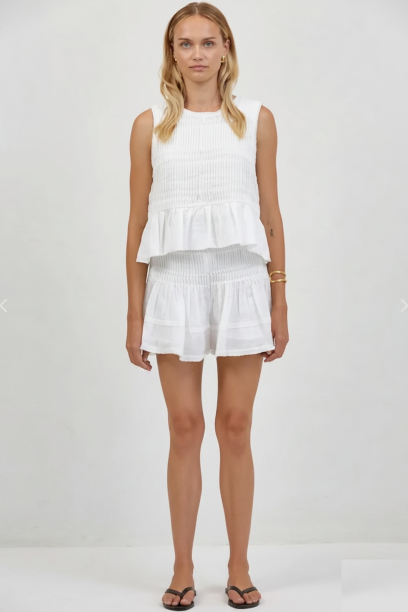Phoebe Top Off White