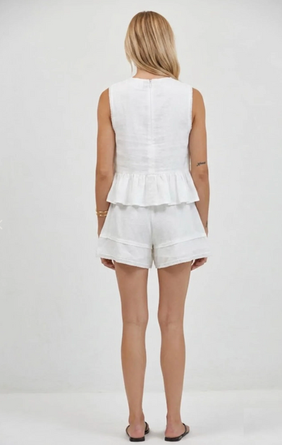 Phoebe Top Off White