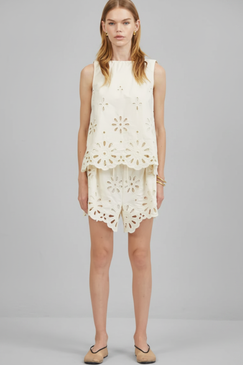 Leonor Top Cream