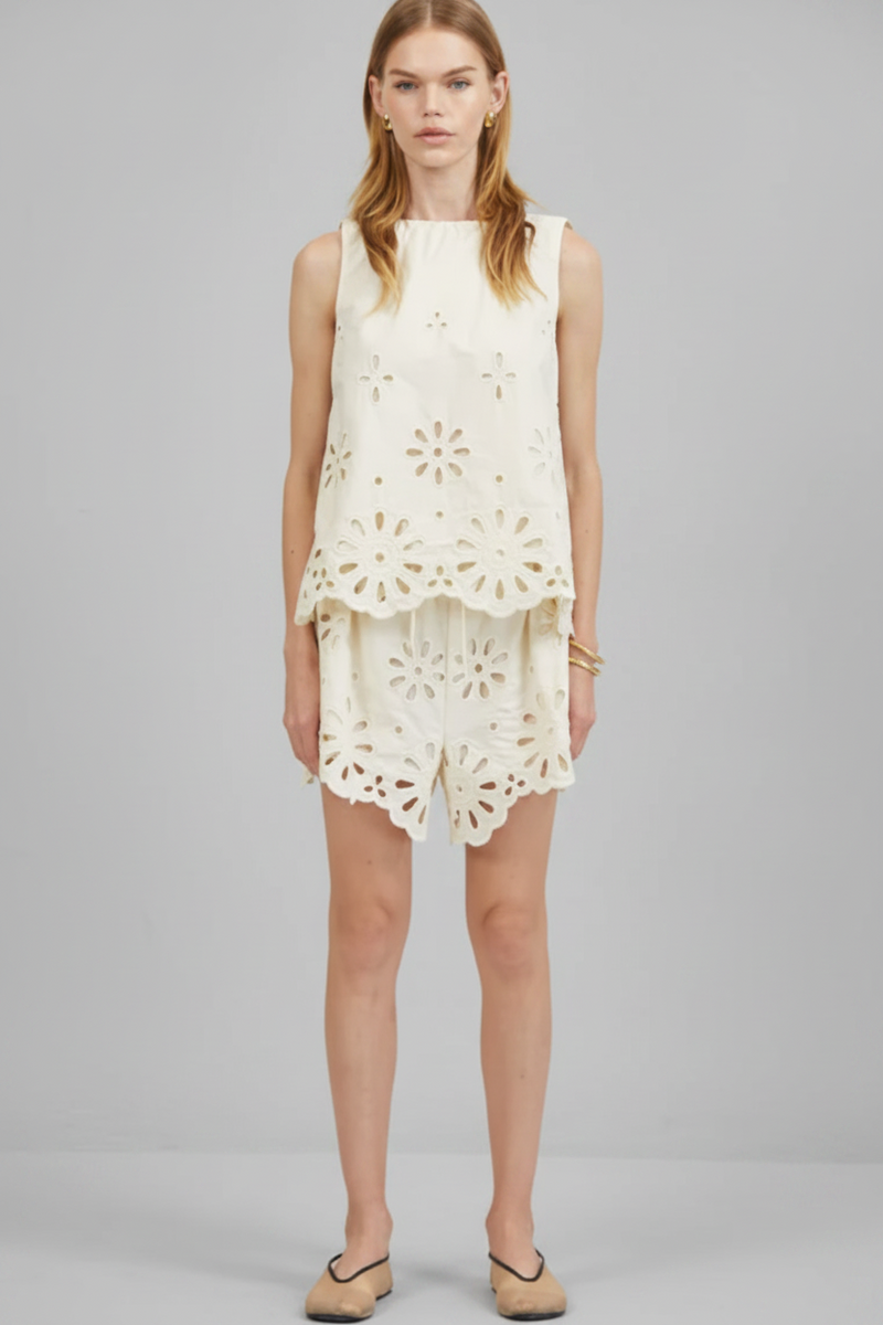 Leonor Top Cream