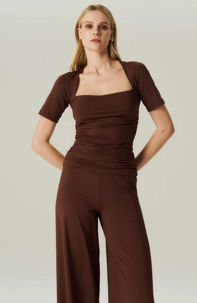 Hilary Top Marron