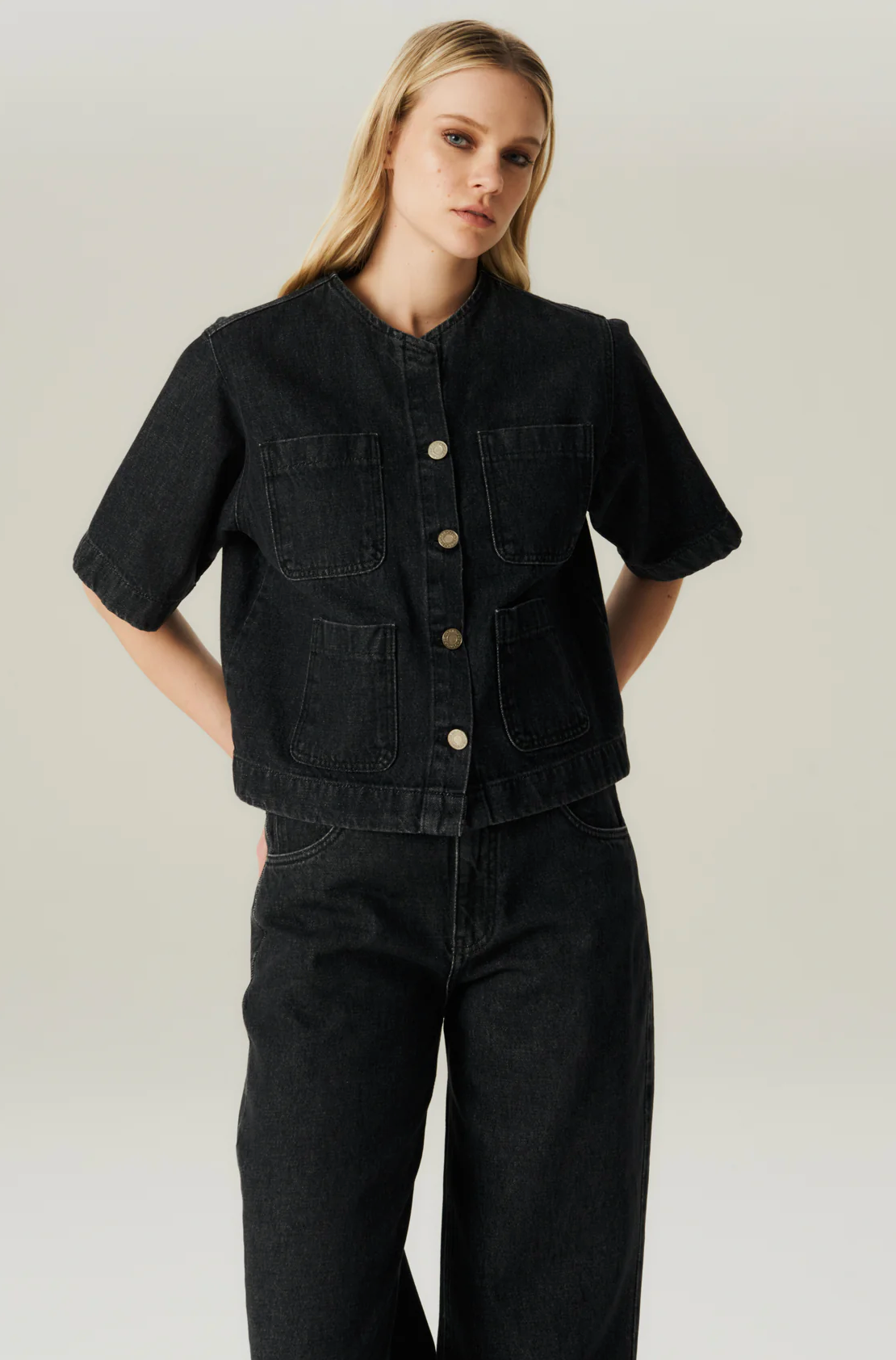 Lint Shirt Jeans Black