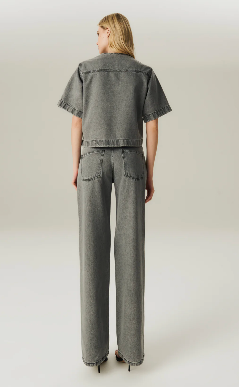 Lint Shirt Jeans Grey