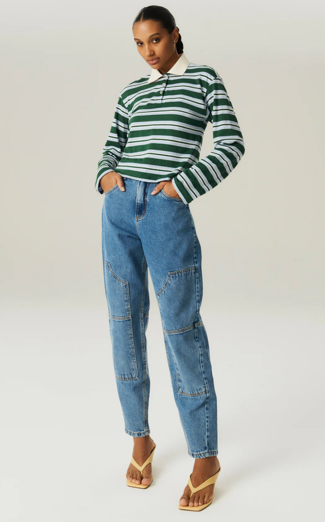 Claudia Pant Jean Blue
