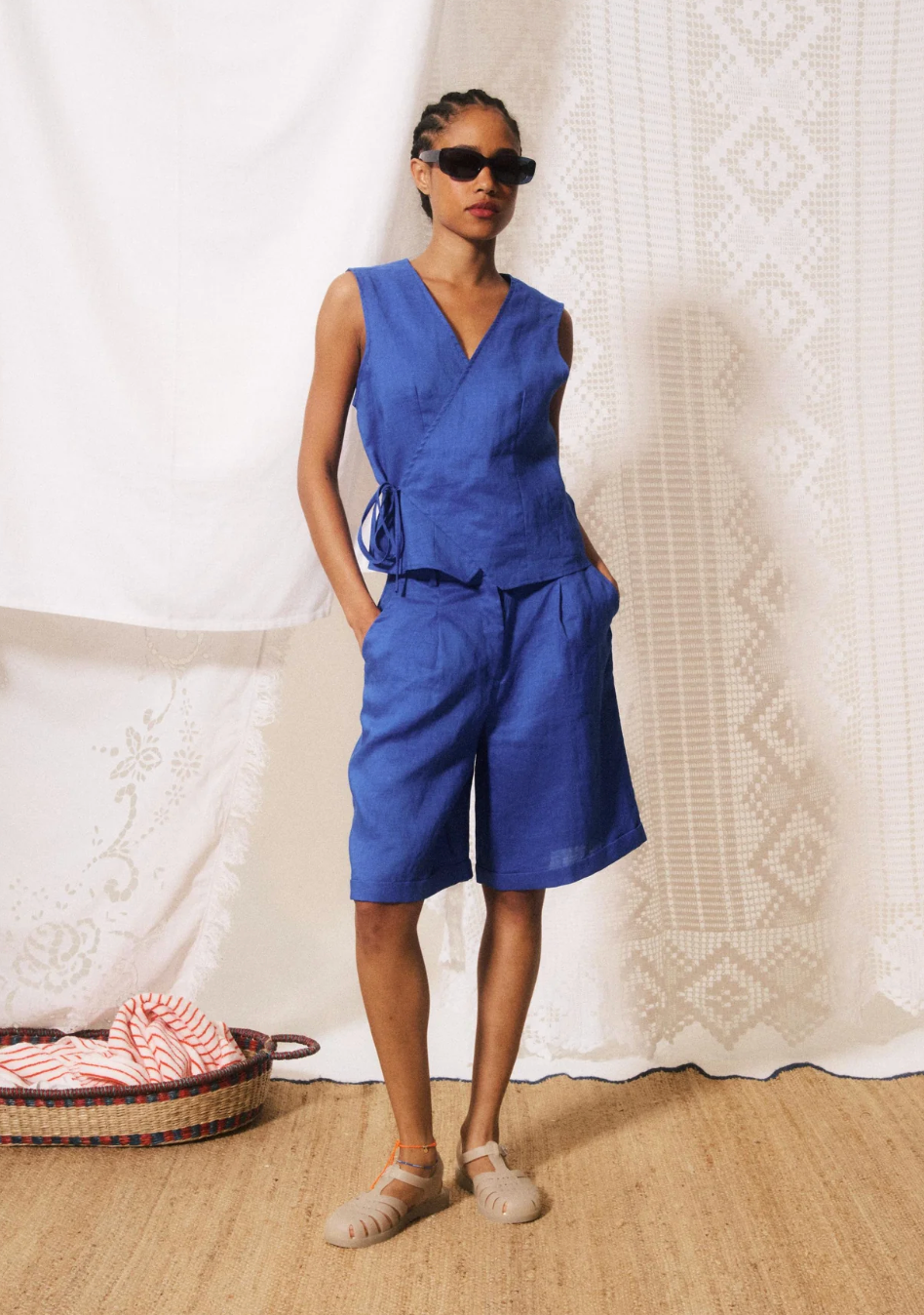 Alfio Vest Blue