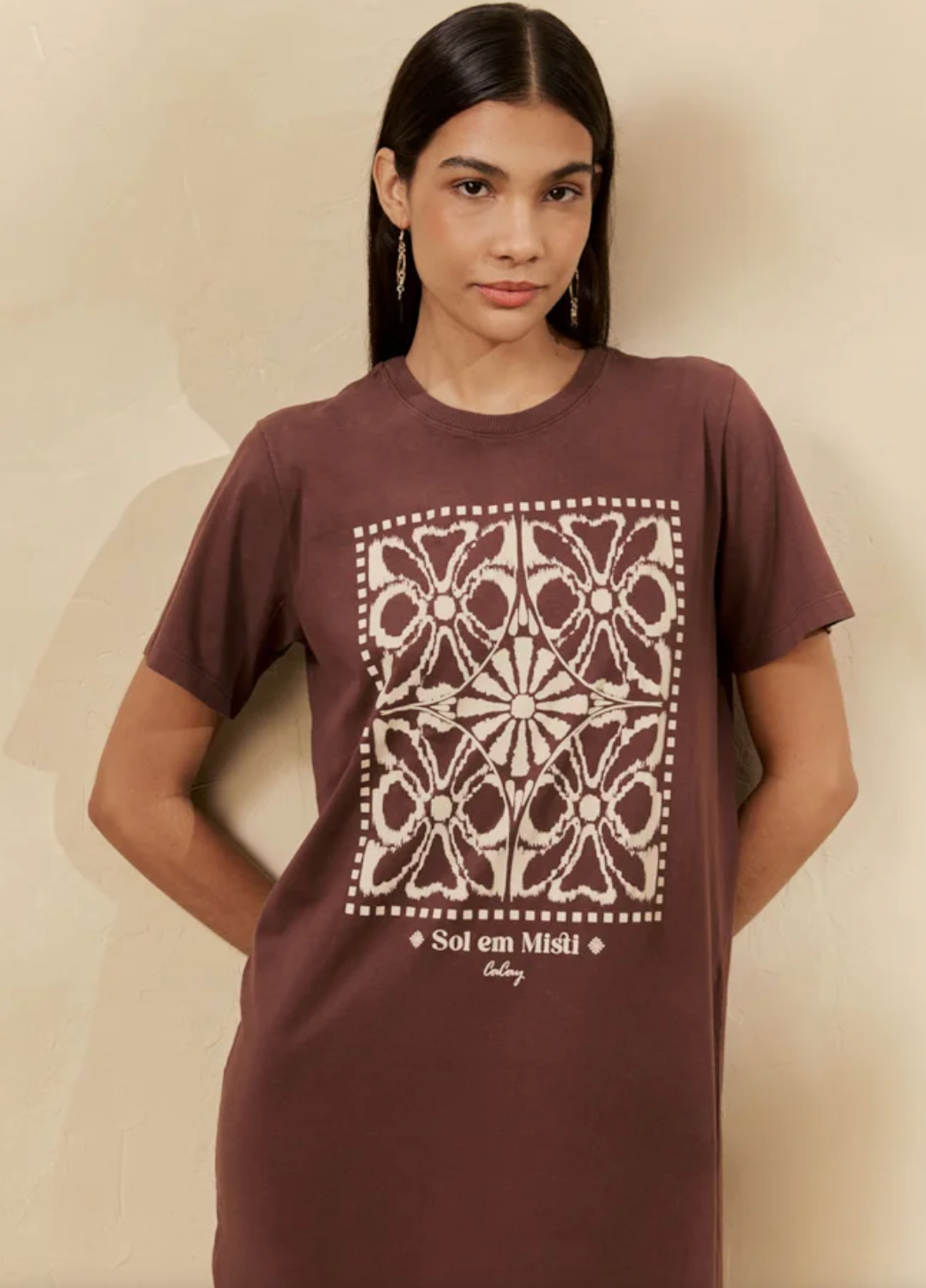 Dilia Dress Dark Brown