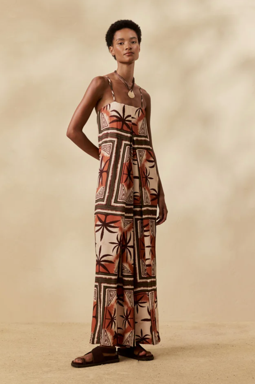Mirabel Jumpsuit Brown
