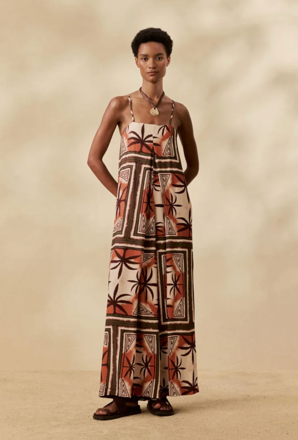Mirabel Jumpsuit Brown