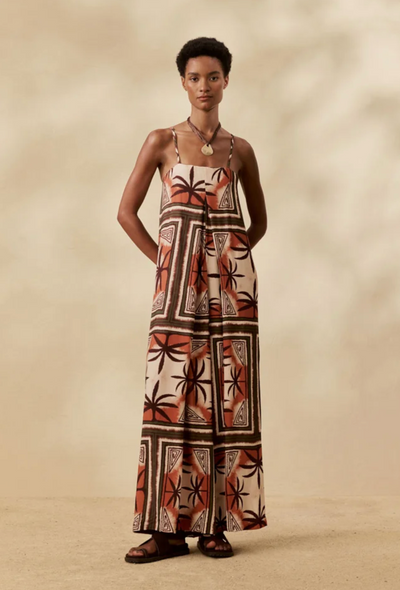 Mirabel Jumpsuit Brown