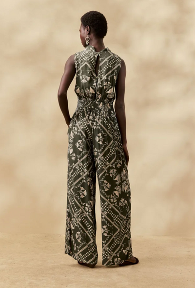 Amelia Jumpsuit Drak Green