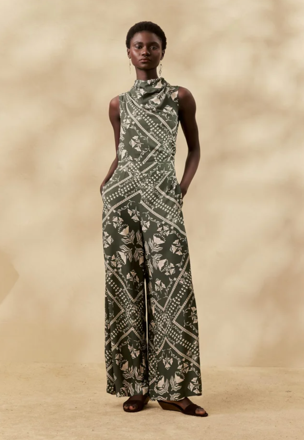 Amelia Jumpsuit Drak Green