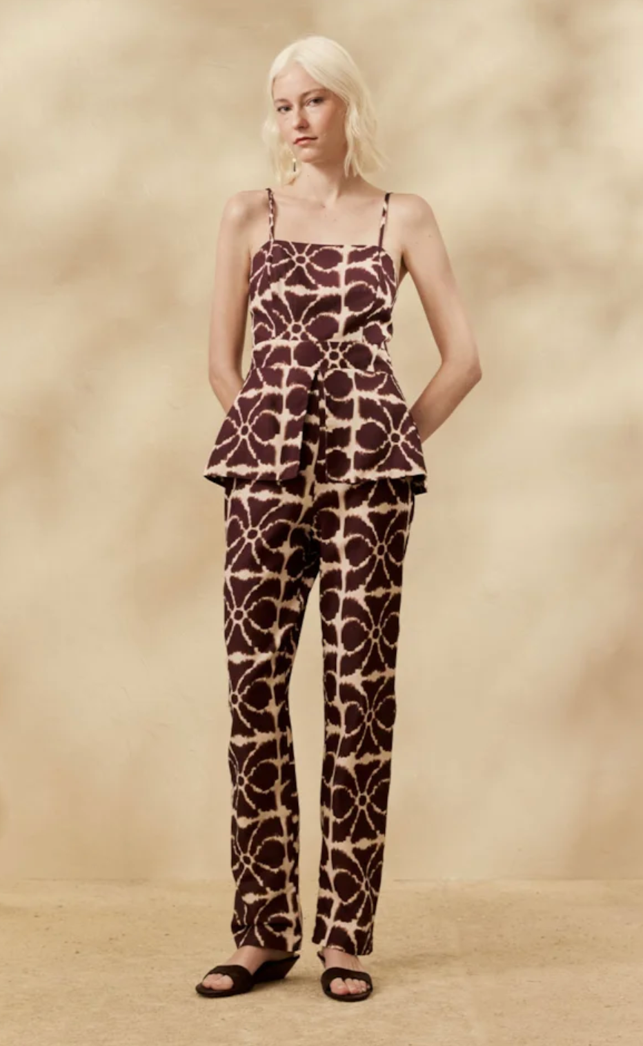 Bianca Jumpsuit Drak Brown