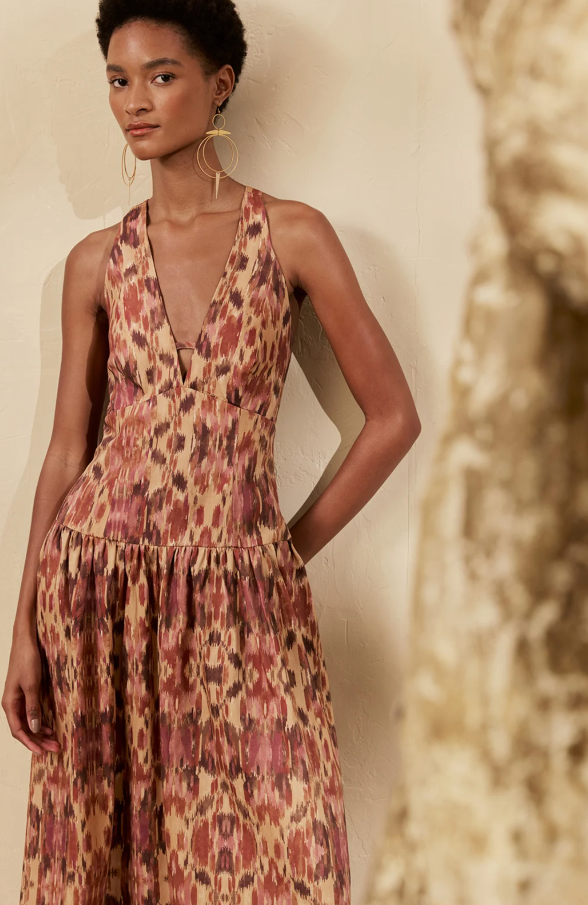 Kentaurus Dress Yellow Multi