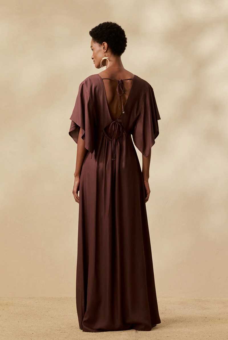 Procion Dress Dark Brown