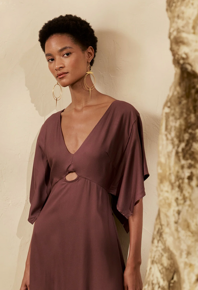 Procion Dress Dark Brown