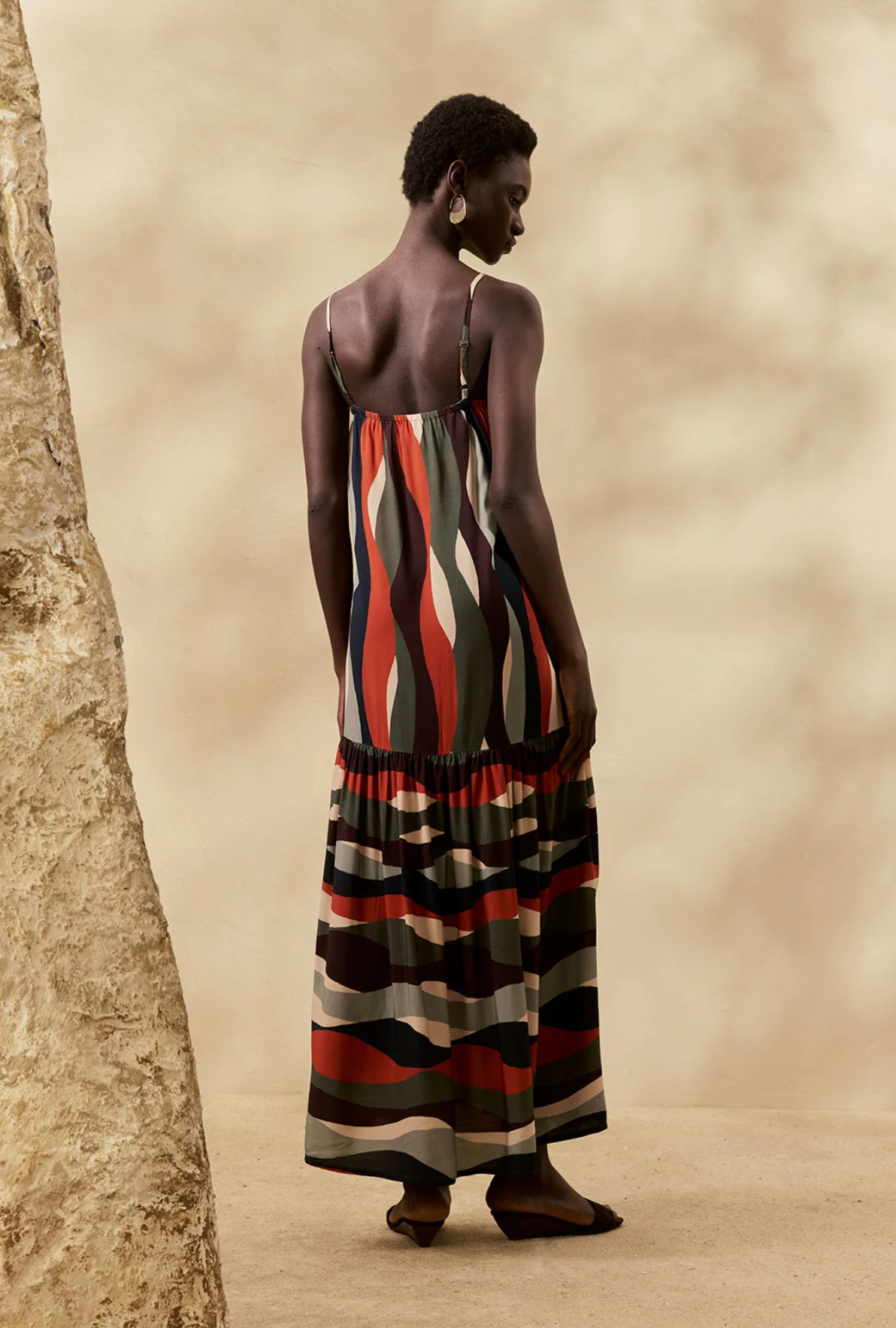 Ara Dress Orange Multi