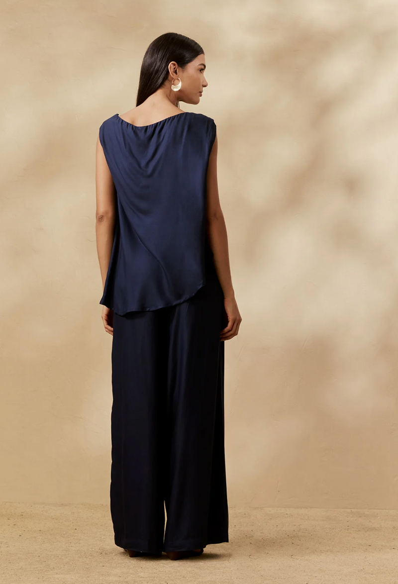 Fornax Blouse Dark Blue