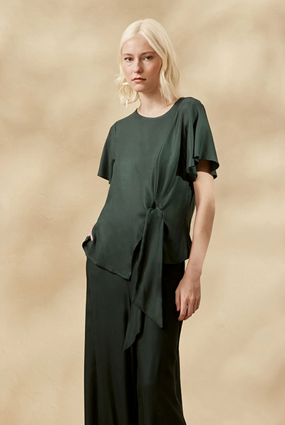 Hydra Blouse Green