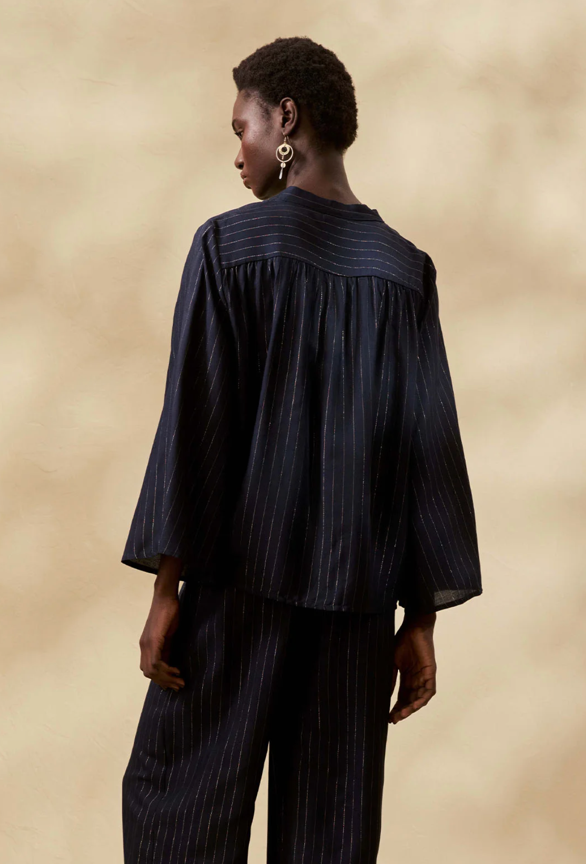 Circinus Blouse Dark Blue