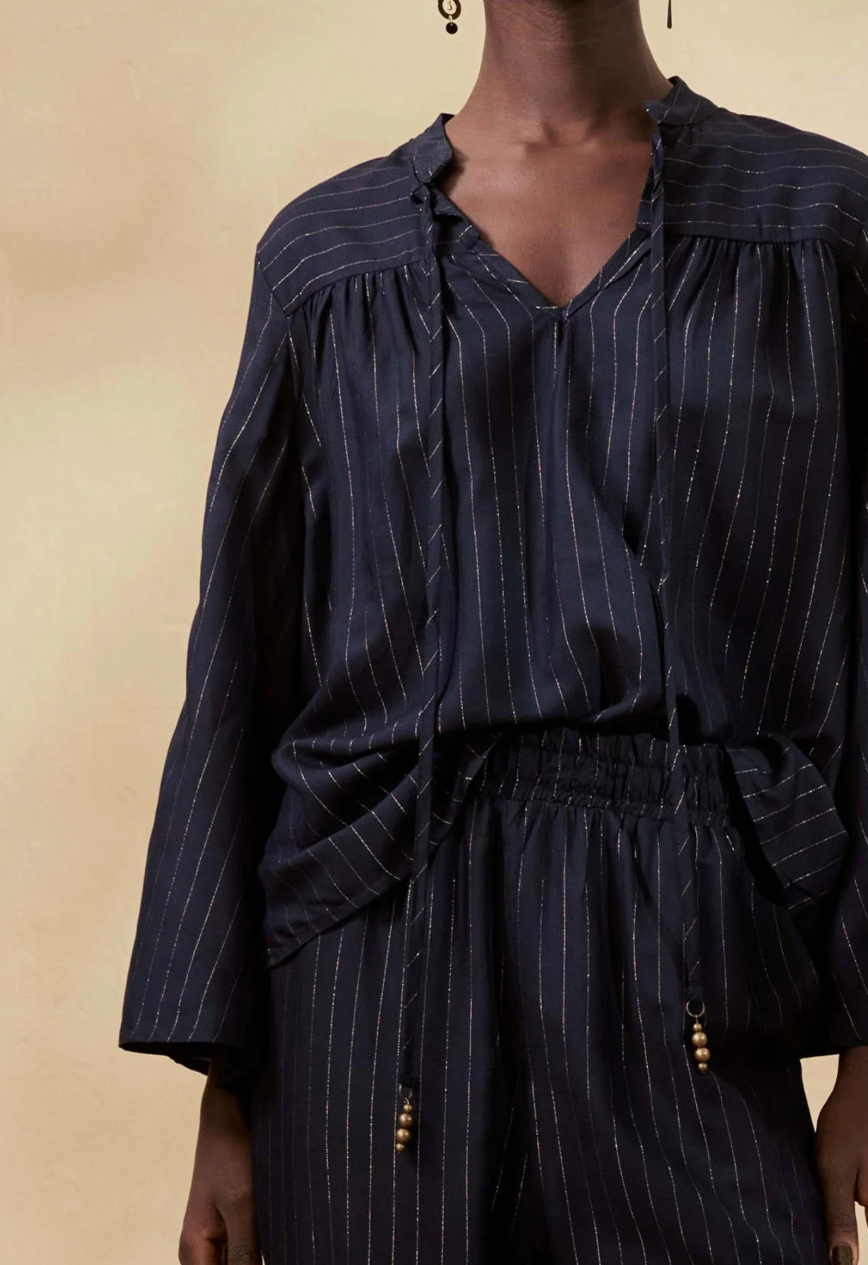 Circinus Blouse Dark Blue