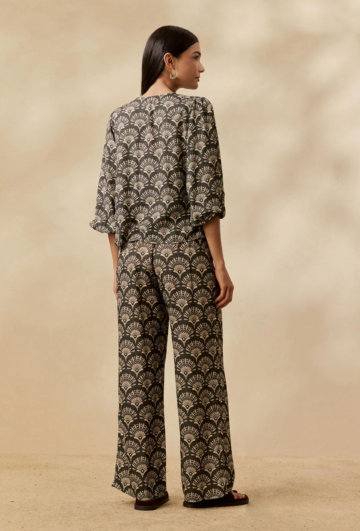 Chamaeleon Blouse Dark Green