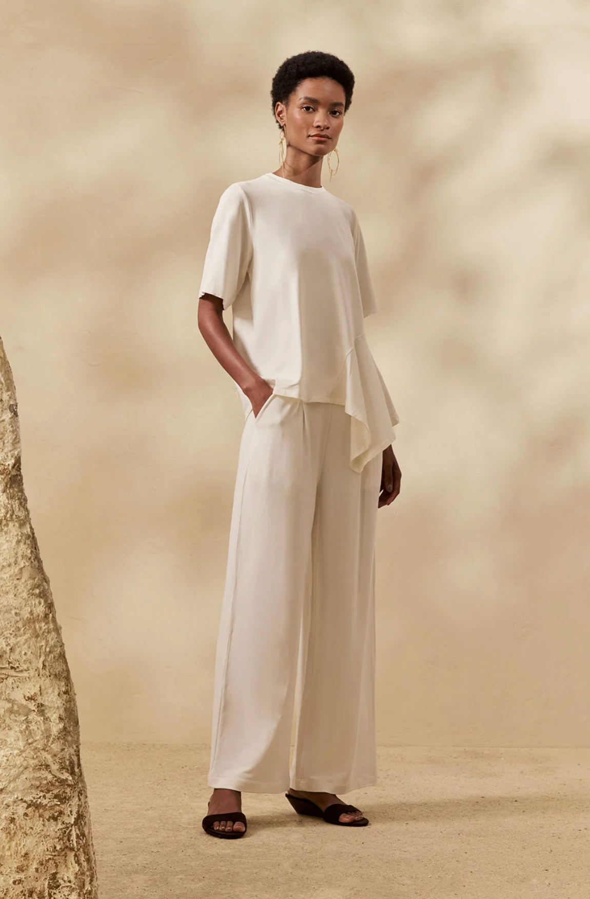 Columba Pant Off White