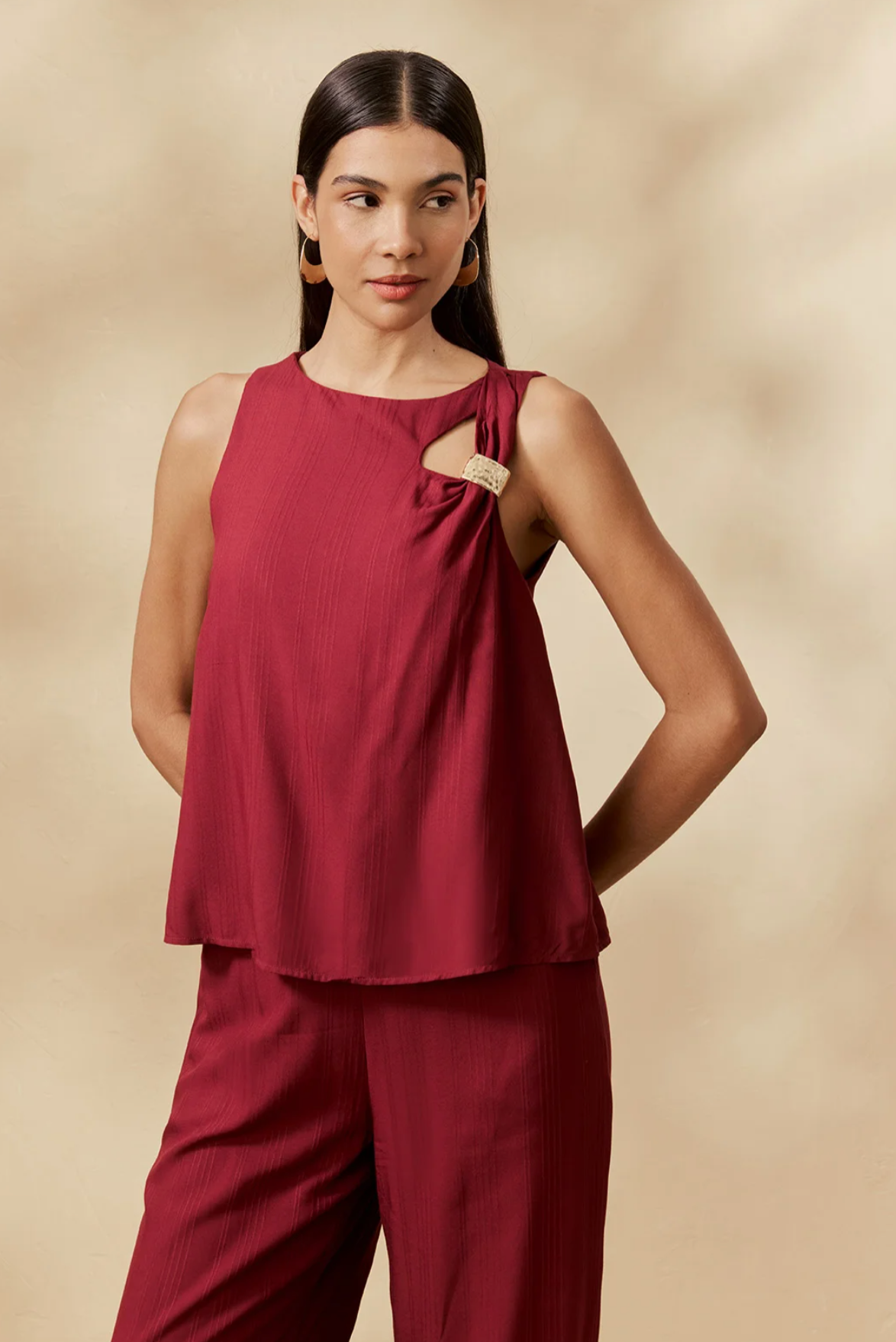 Fenix Blouse Wine