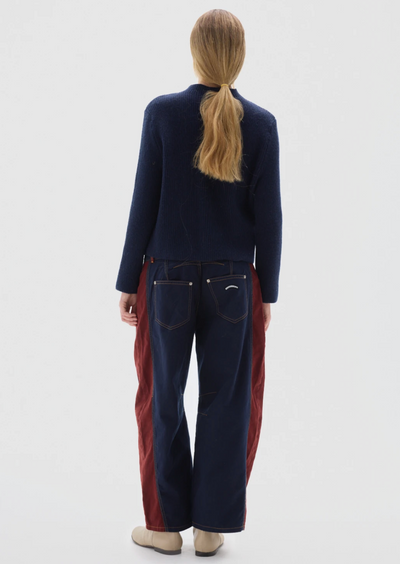Jean Drum Blue Red