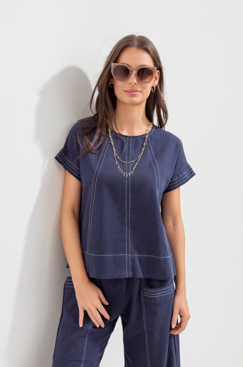 Filipa Tshirt Navy