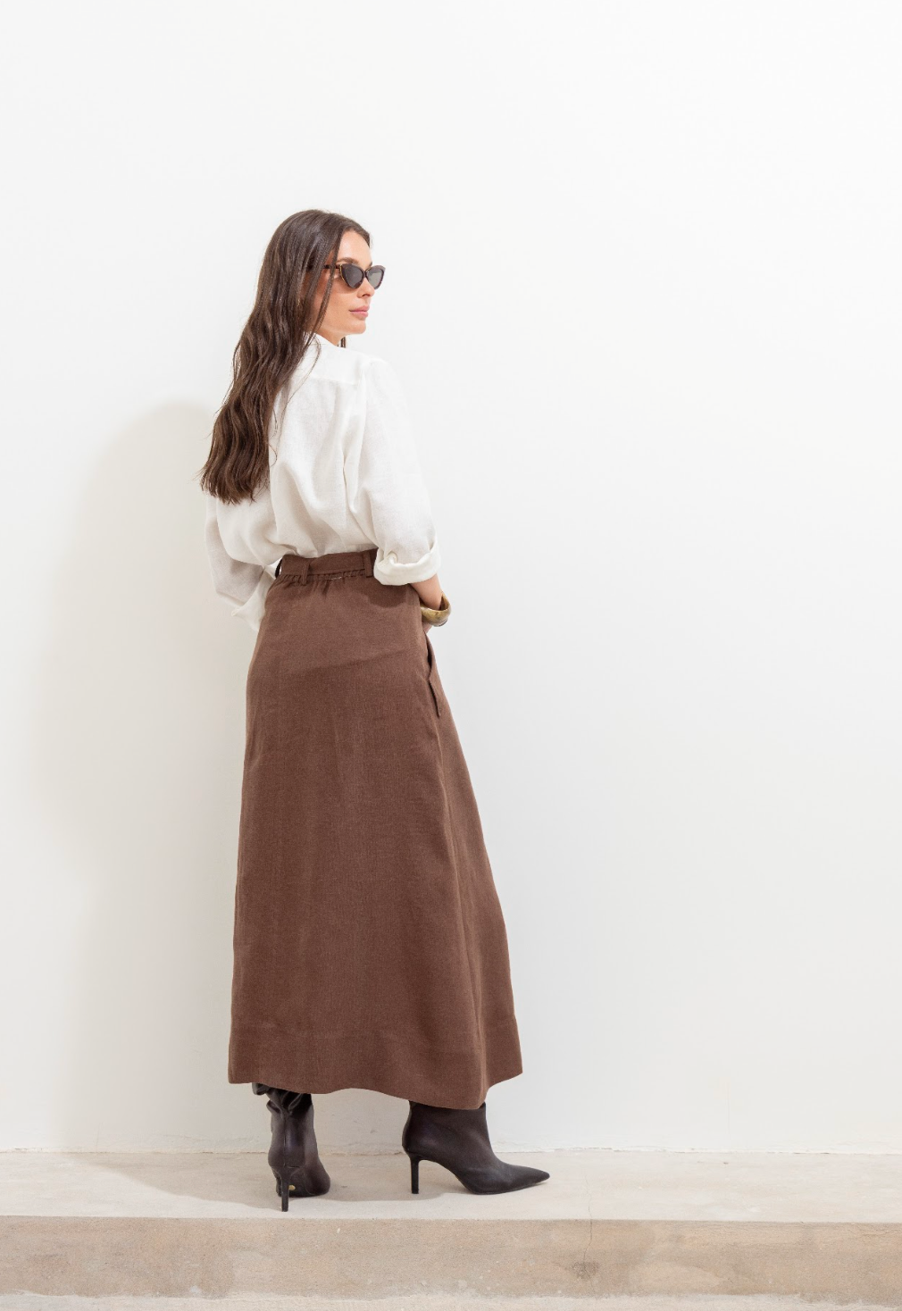Paz Skirt Brown