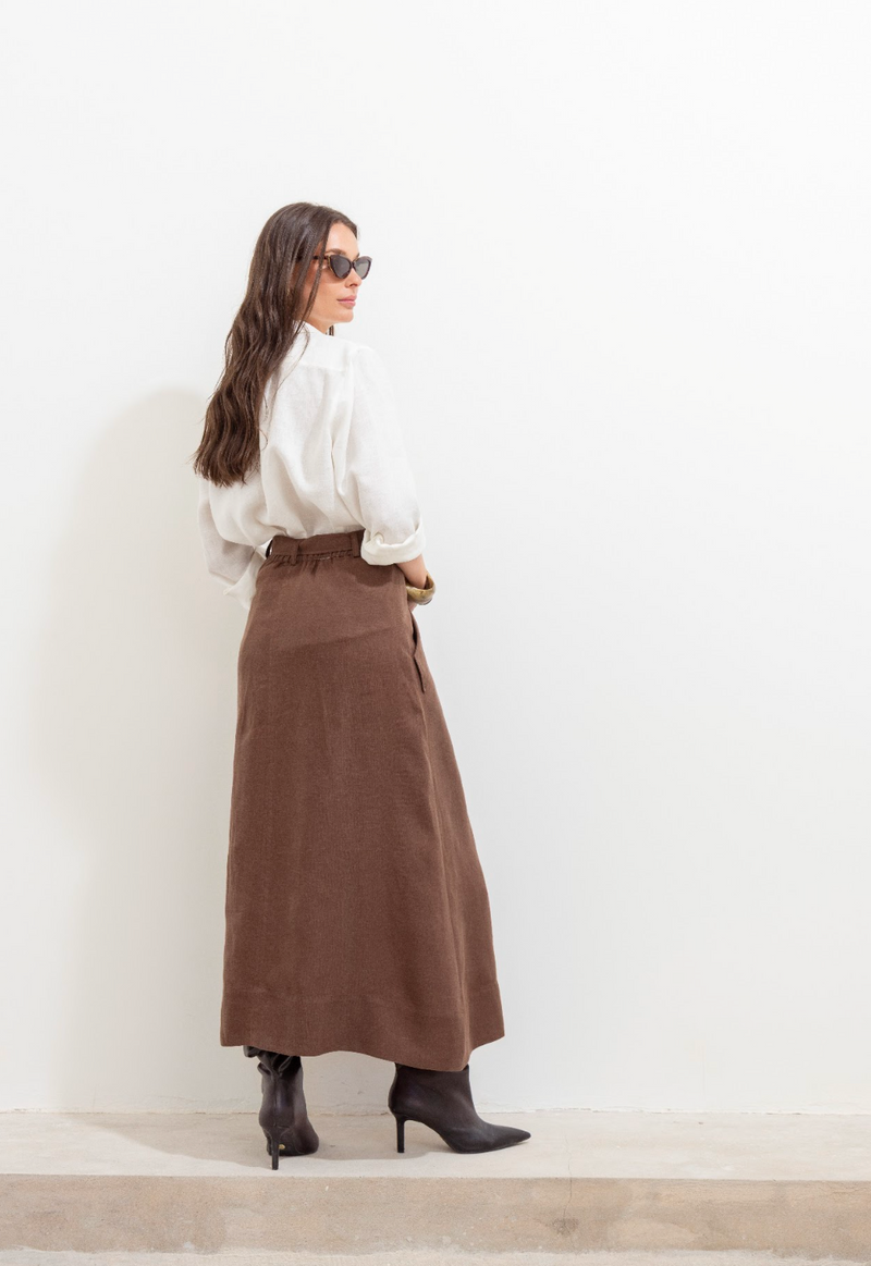 Paz Skirt Brown
