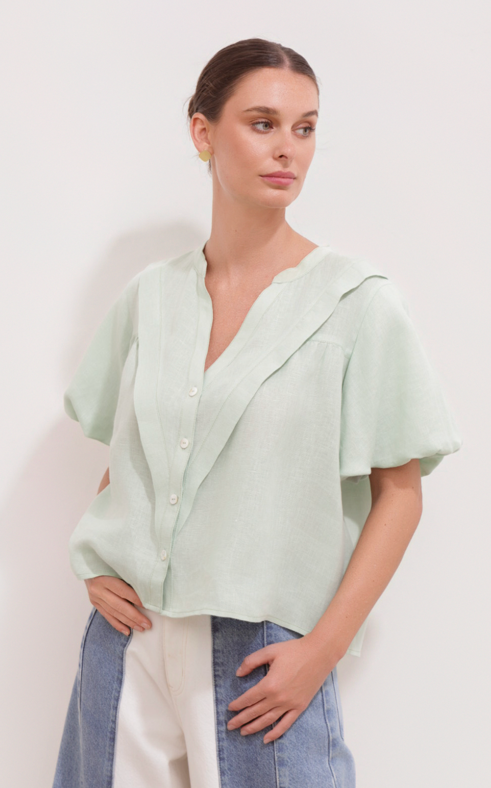 Valeria Shirt Matcha