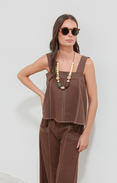 Filipa Pant Brown