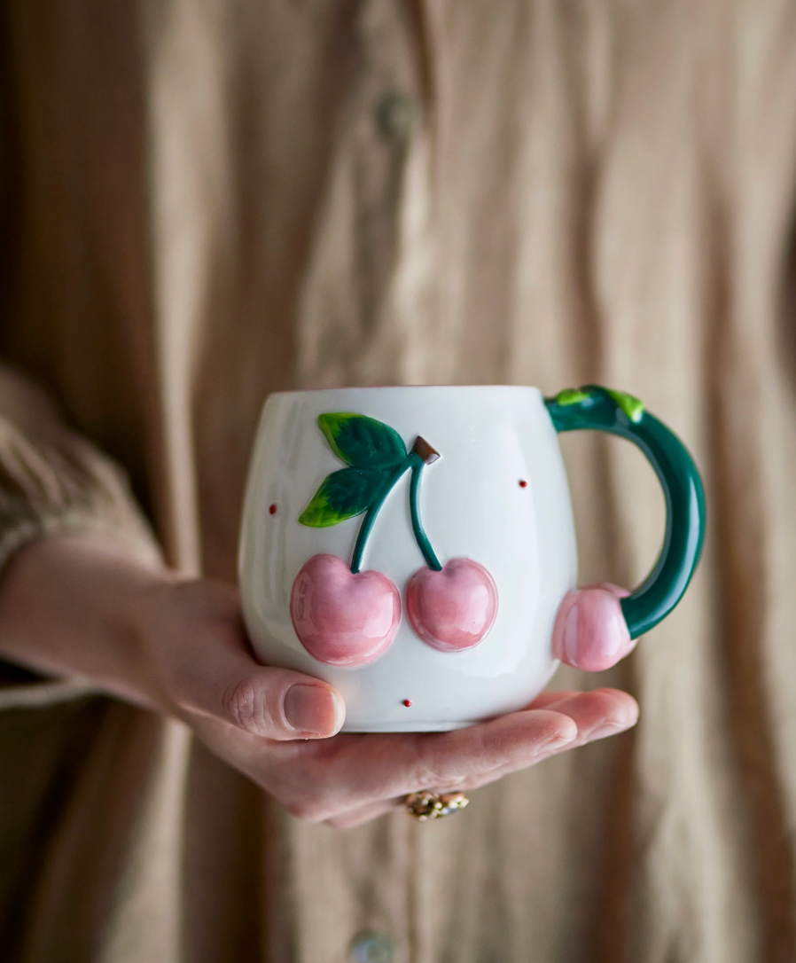 Mug W Cherries