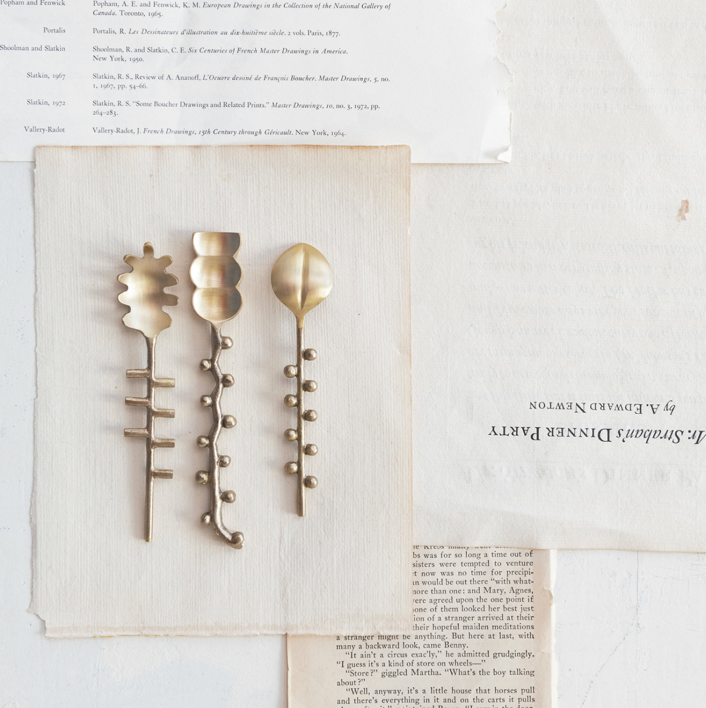 Brass Formed Spoon