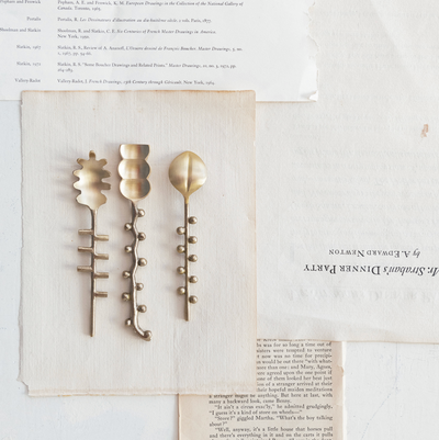 Brass Formed Spoon
