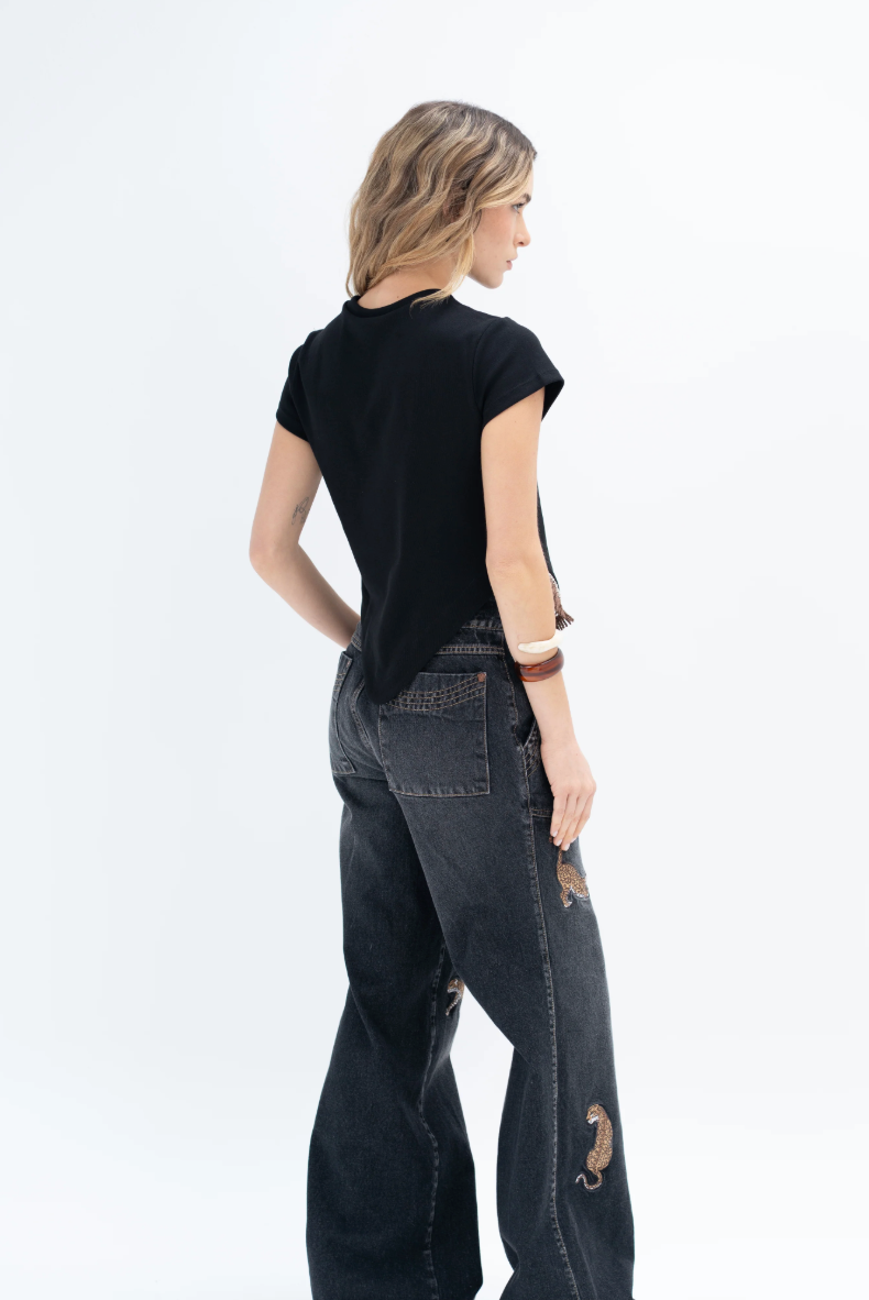 Panthera Tshirt Black