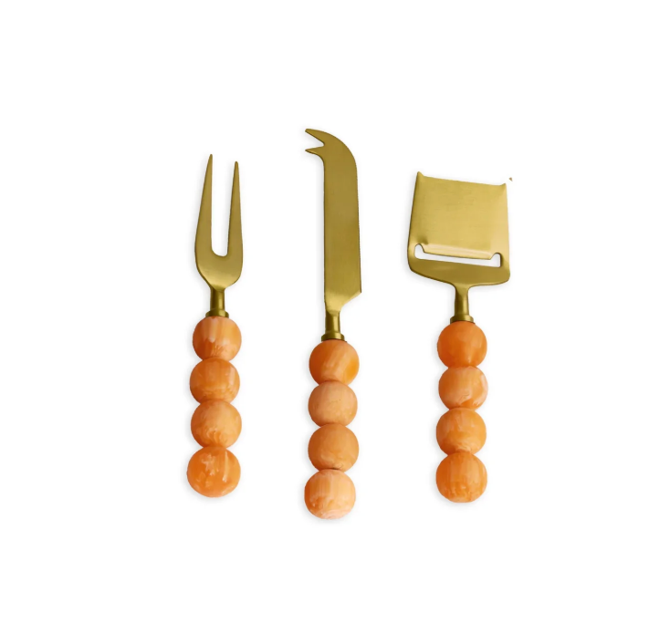 Sorbet Cheese Set of 3 Tangerine