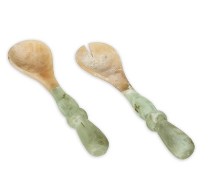 Giada Salad Set Servers Jade Swirl