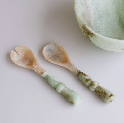 Giada Salad Set Servers Jade Swirl