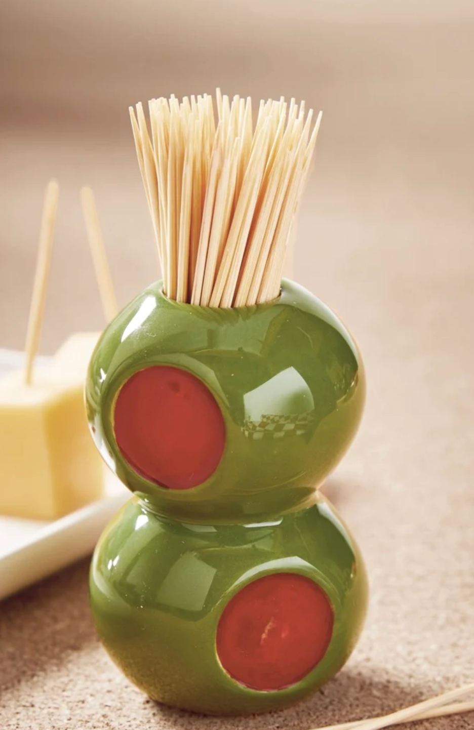 Olive Toothpick Holder